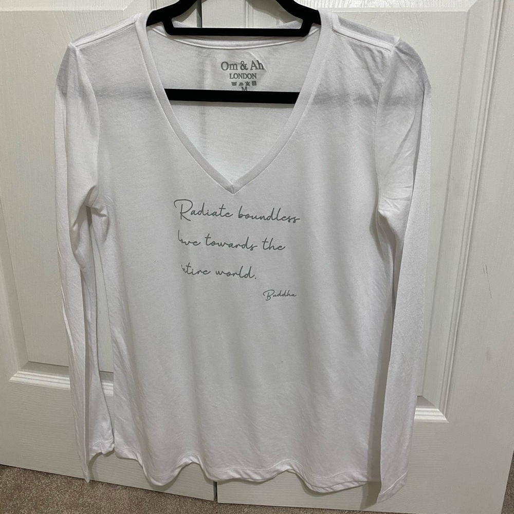 Om & Ah long sleeve tshirt